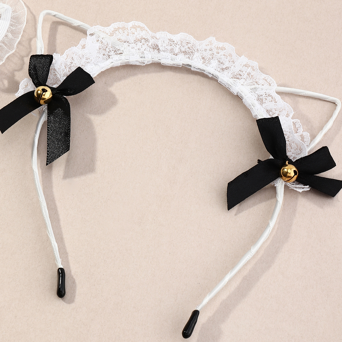 korean fashion simple new style cat ear lace headband setpicture3