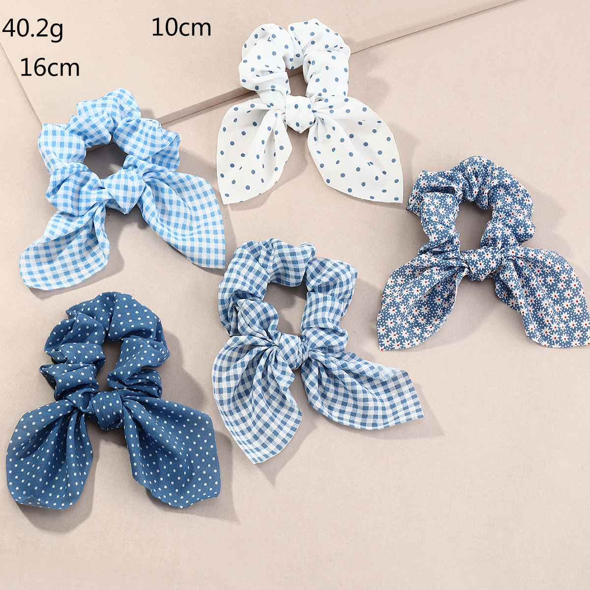korean fashion style new cute flower hair scrunchies setpicture4