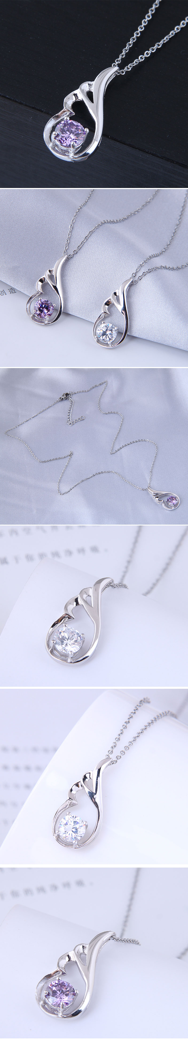 Korean Fashion Angel Wing Necklace Wholesalepicture1