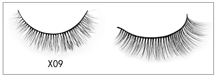3D mink false eyelashes natural cross eyelashes 3 pairs setpicture9