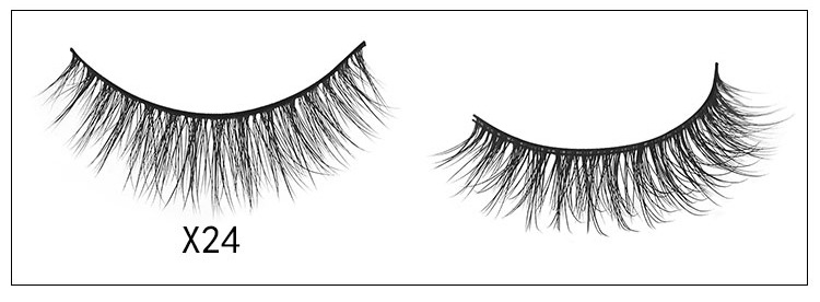 3D mink false eyelashes natural cross eyelashes 3 pairs setpicture17