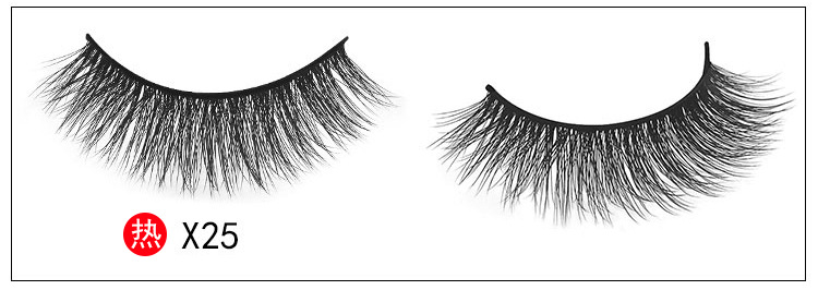 Fashion 3 pairs 3D mink false eyelashespicture14