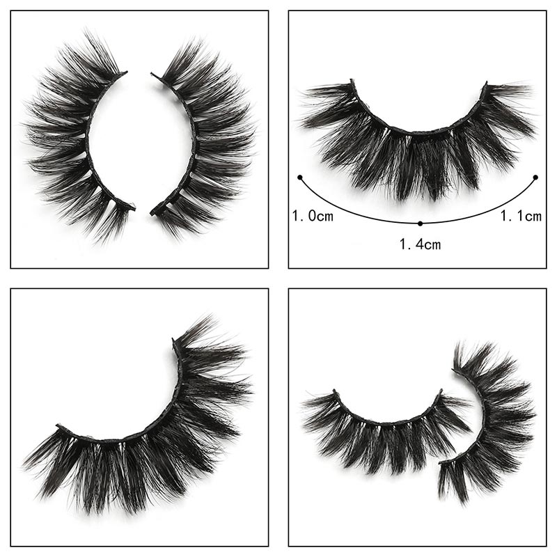5 pairs of false eyelashes 3d multilayer imitation mink hair natural thick eyelashespicture11