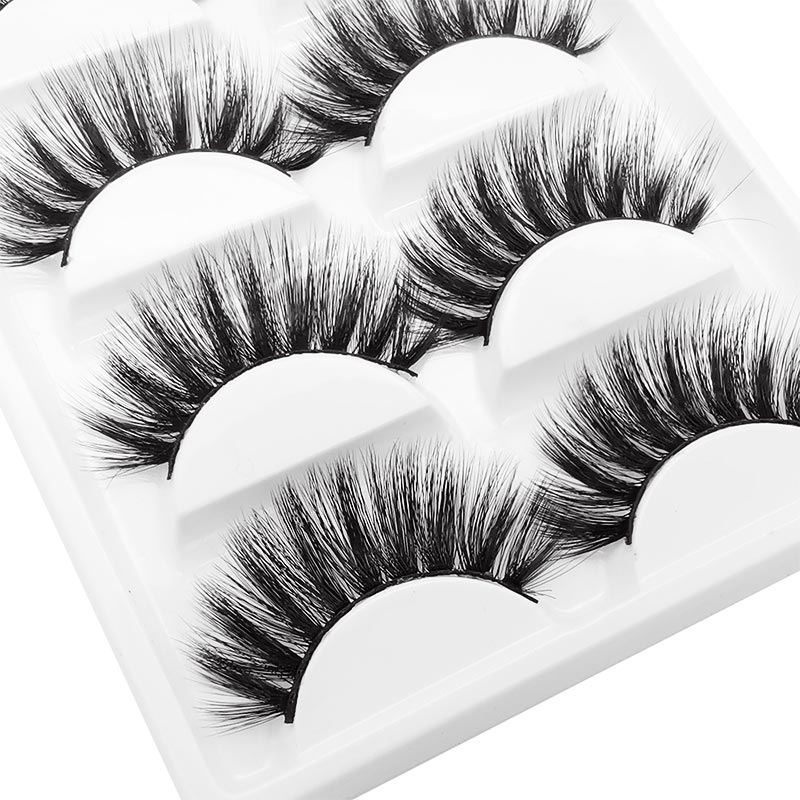 5 pairs of false eyelashes 3d multilayer imitation mink hair natural thick European and American eyelashespicture11
