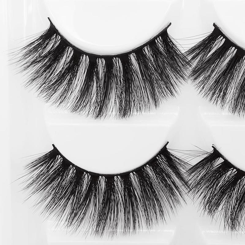 5 pairs of false eyelashes 3d multilayer imitation mink hair natural thick European and American eyelashespicture7