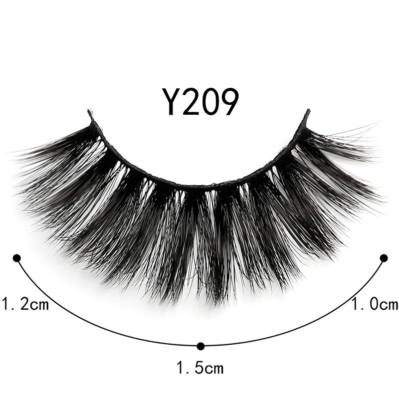 5 pairs of false eyelashes 3d multilayer imitation mink hair natural thick European and American eyelashespicture5