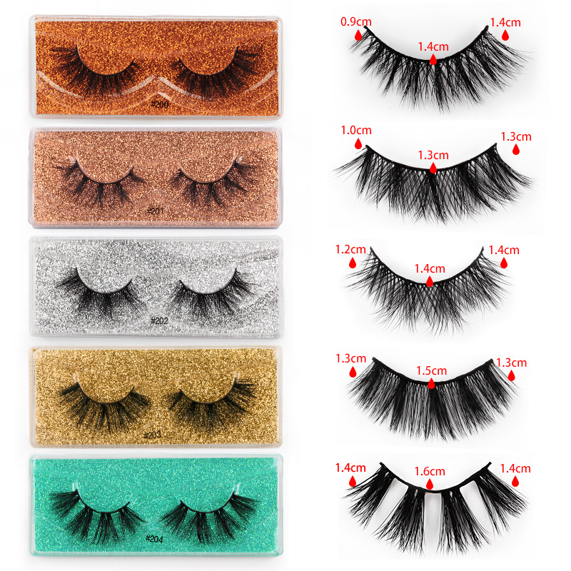 A pair of thick false eyelashes wholesalepicture1
