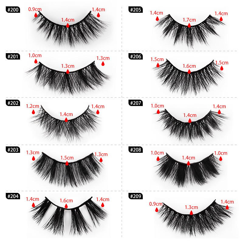 A pair of thick false eyelashes wholesalepicture6