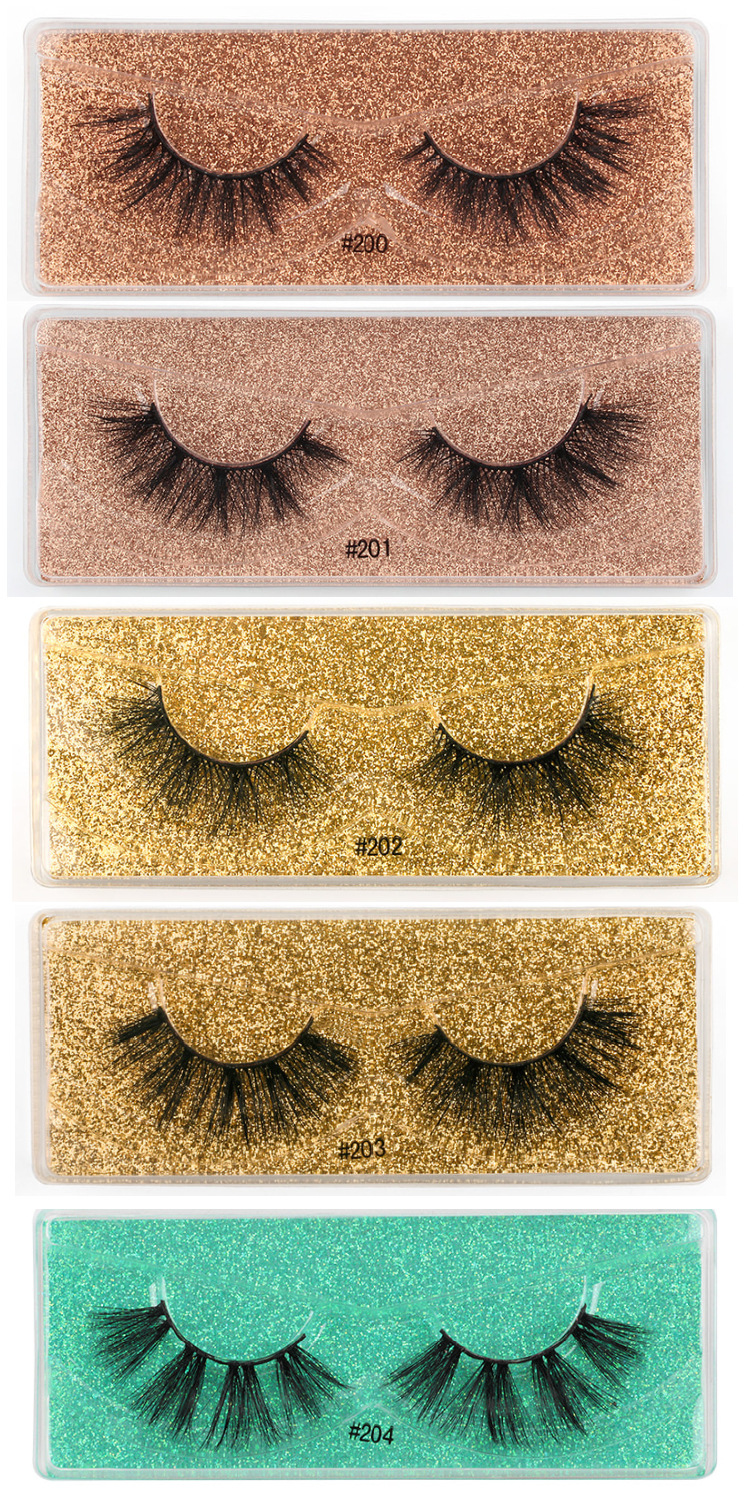 A pair of thick false eyelashes wholesalepicture4