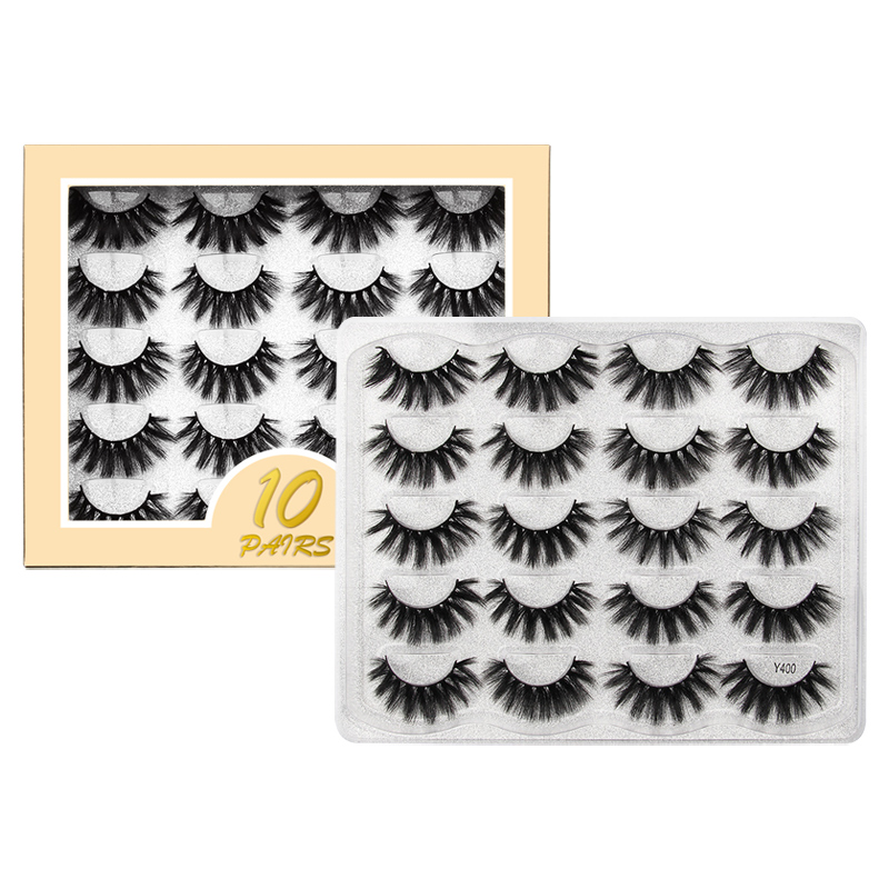 10 pairs of 3d mink false eyelashes thick eyelashespicture32