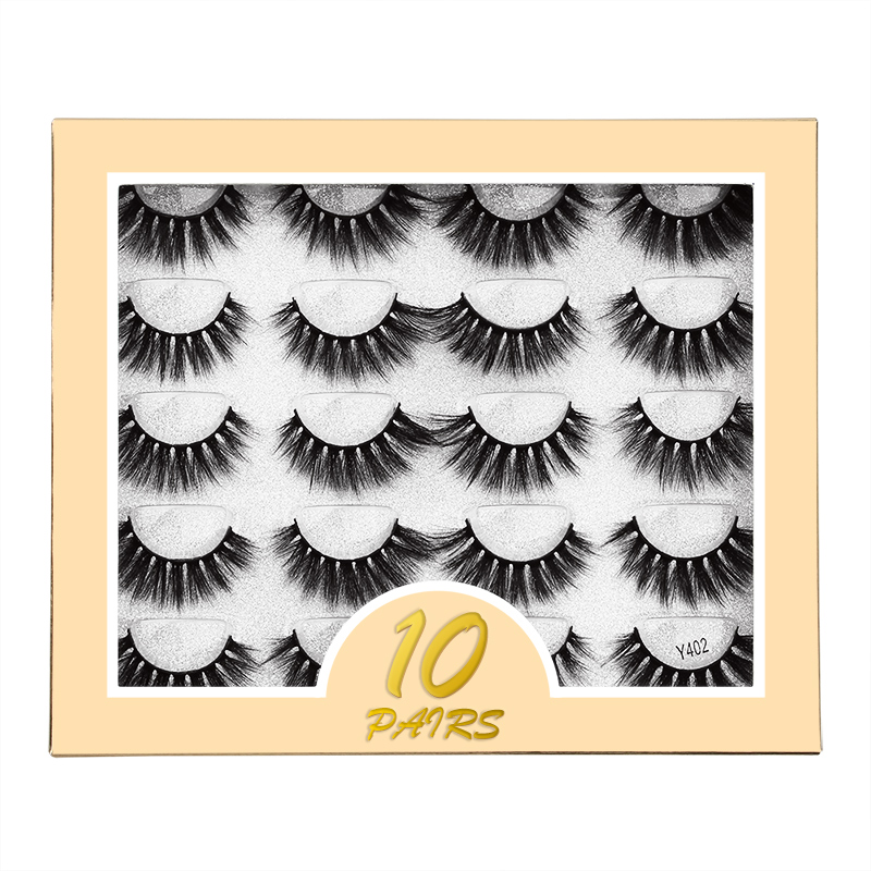 10 pairs of 3d mink false eyelashes thick eyelashespicture9