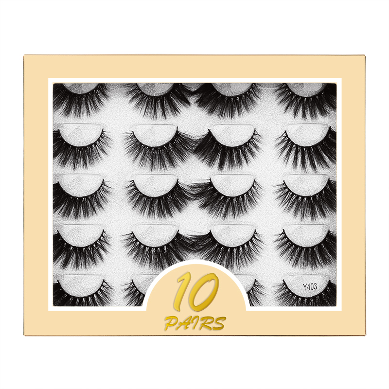 10 pairs of 3d mink false eyelashes thick eyelashespicture17