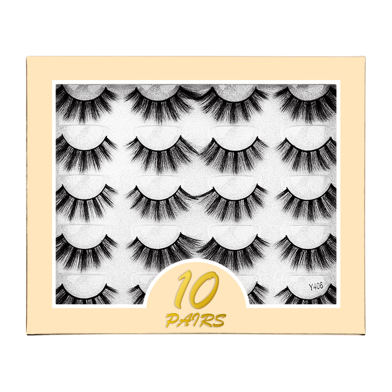 10 pairs of 3d mink false eyelashes thick eyelashespicture19