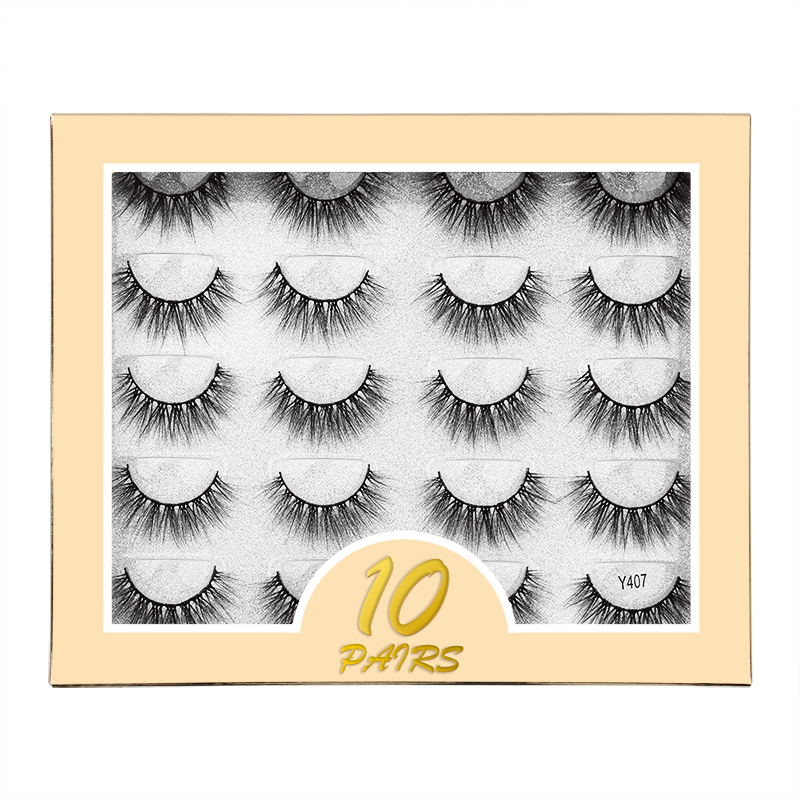 10 pairs of 3d mink false eyelashes thick eyelashespicture21