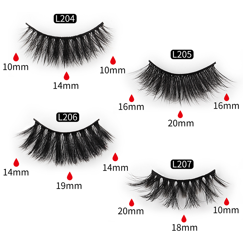 16 pairs mixed false eyelashes 3d imitation mink hair thick and exaggerated eyelashespicture36