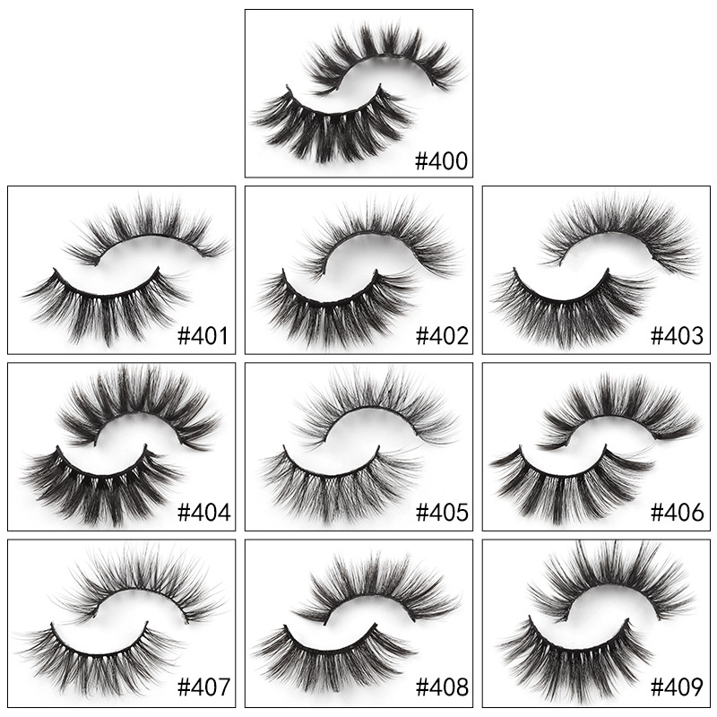 Fashion 10 pairs natural thick eyelashes setpicture1