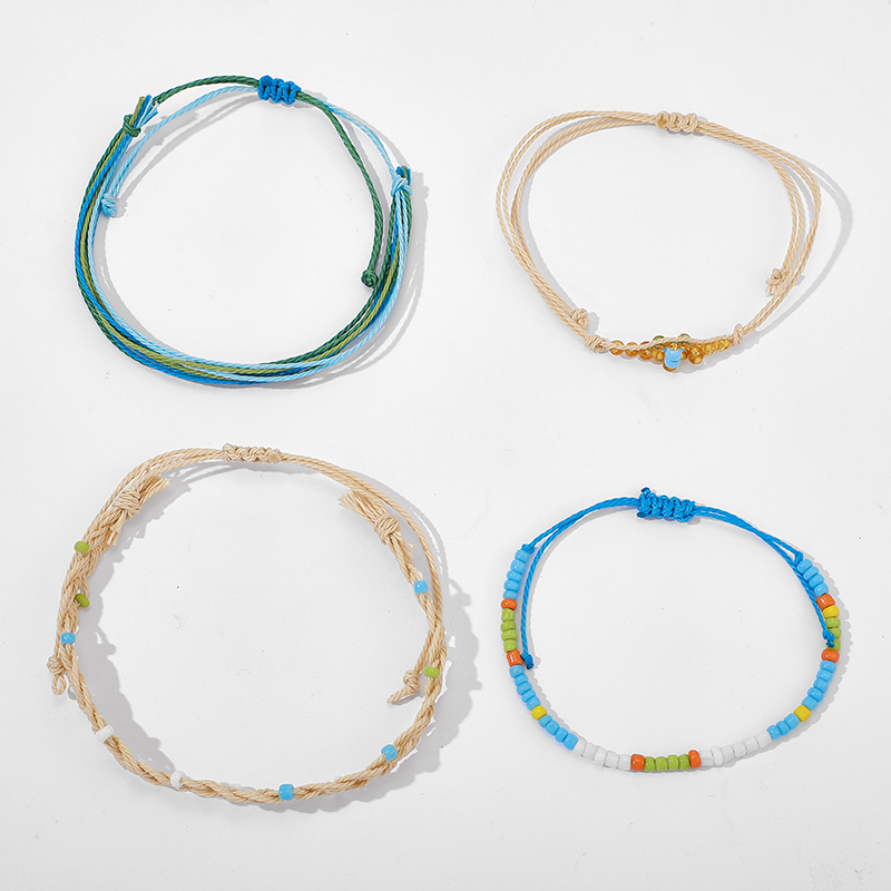 simple contrast color cord braceletpicture4