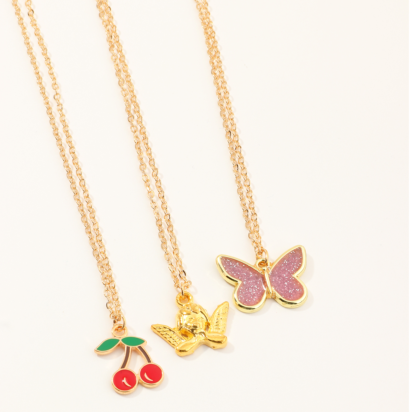 Wholesale Jewelry Childrenu0027s Color Butterfly Necklace Nihaojewelry