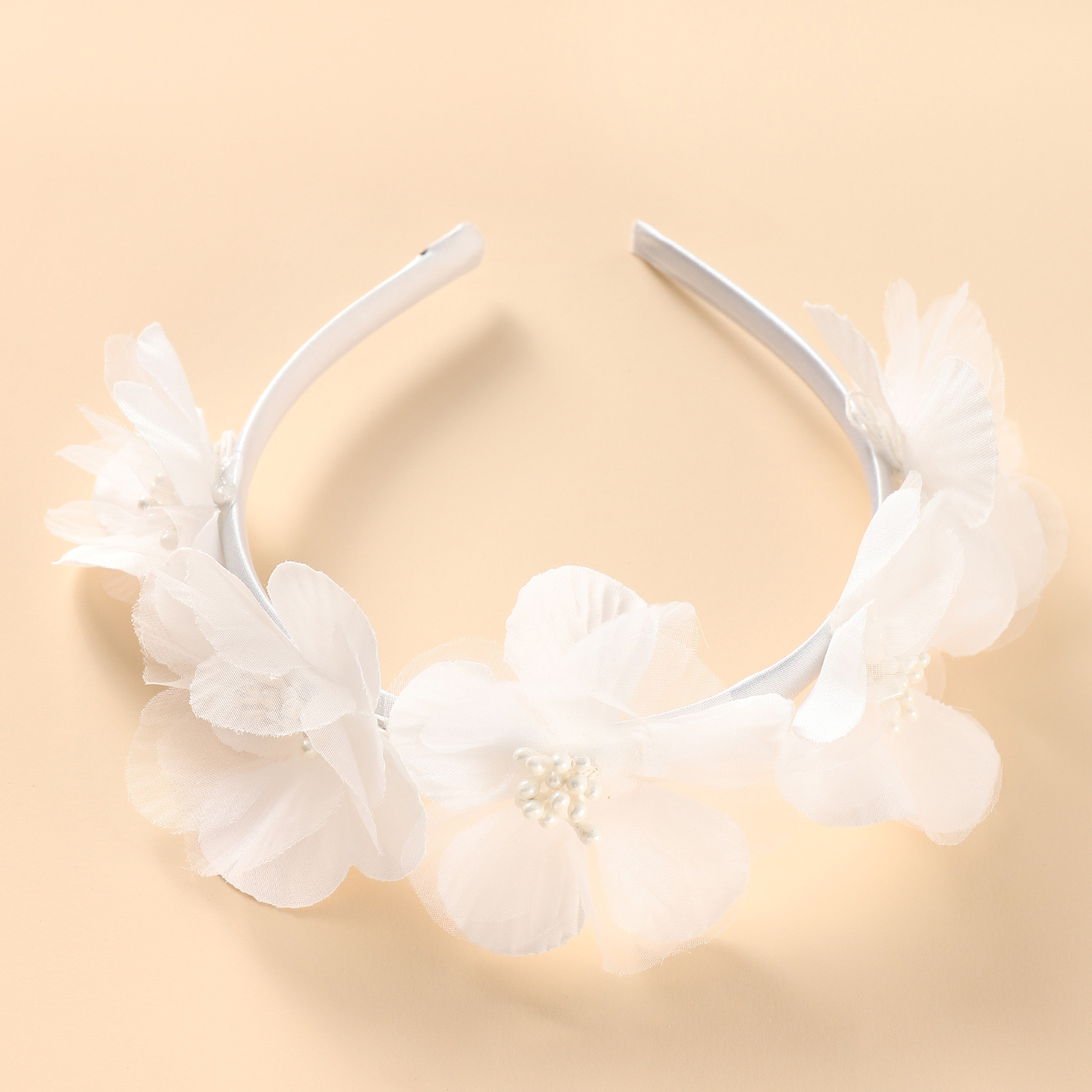 Nihaojewelry style coren perle fleur bande de cheveux bijoux en grospicture2