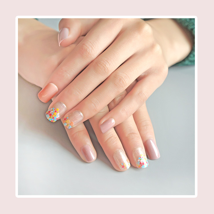 Simple 30 pieces of wearable nail piecespicture4