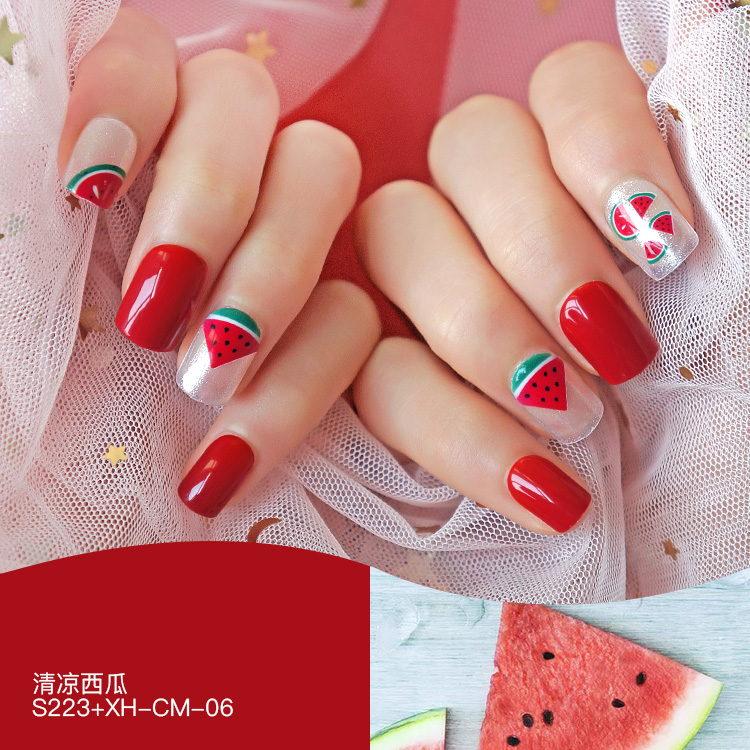 Korean 30 pieces of wearable nail piecespicture1
