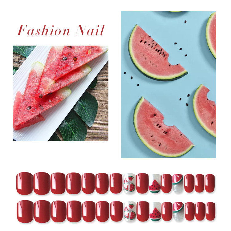 Korean 30 pieces of wearable nail piecespicture4