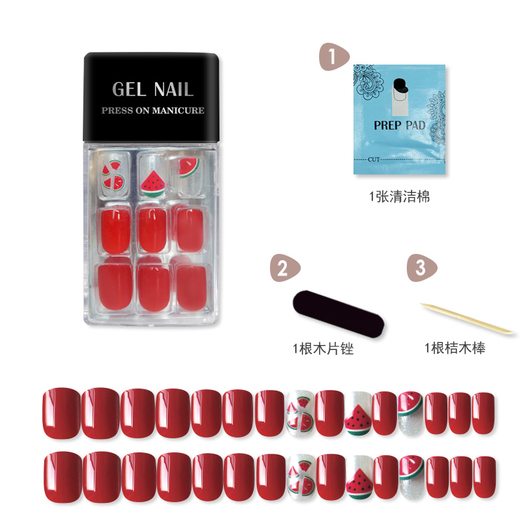 Korean 30 pieces of wearable nail piecespicture5
