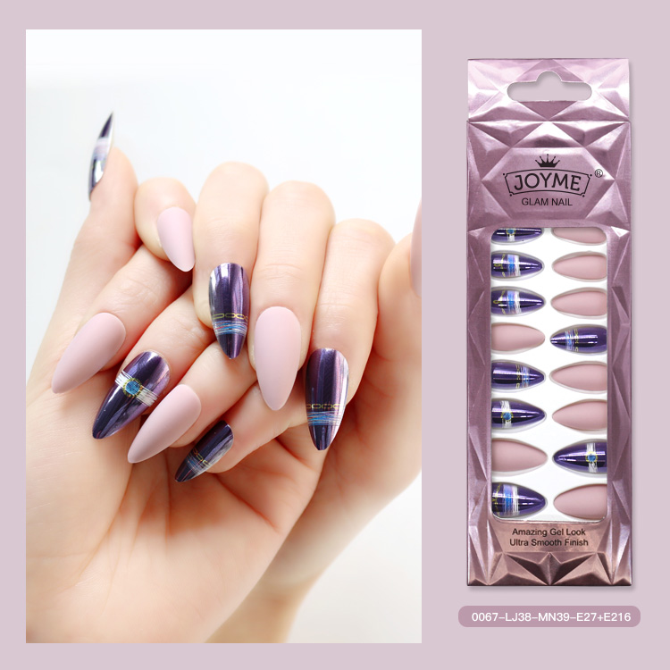 Matte Almond Nail Nail Patchpicture3