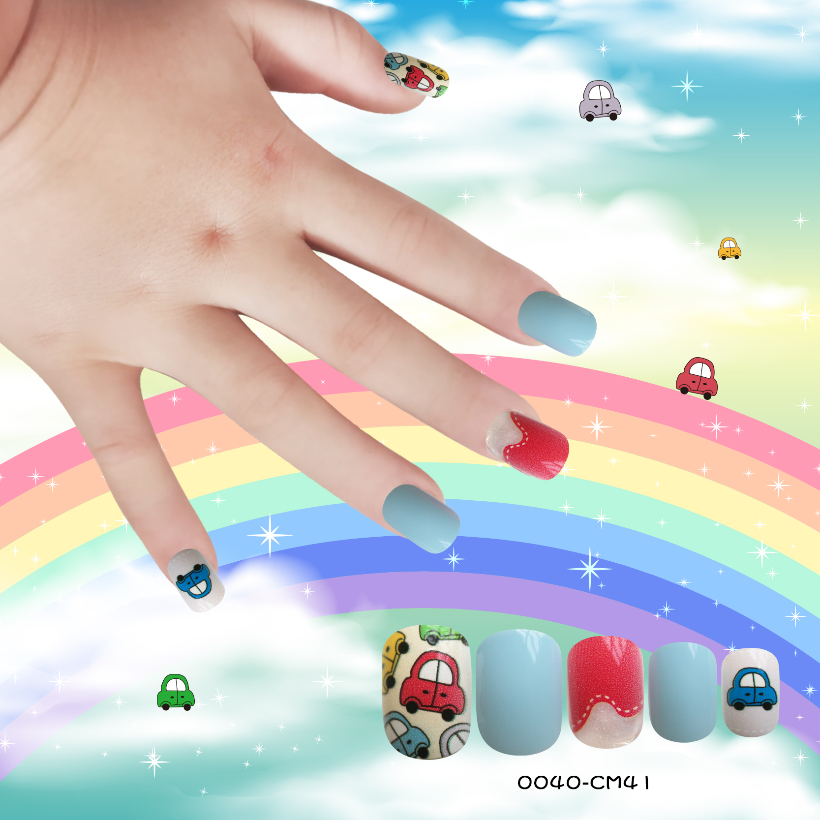 Fashion finished childrens nail patchespicture3