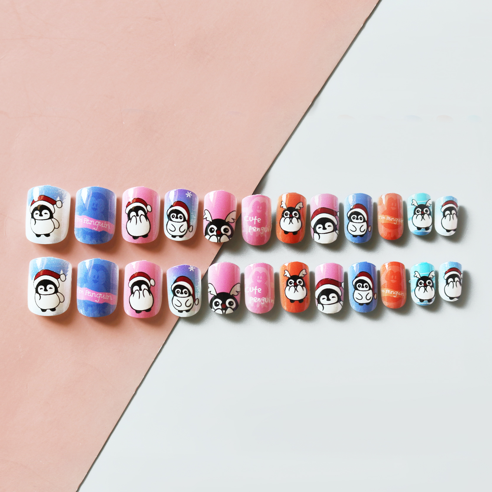 Fashion color childrens nail patchespicture2