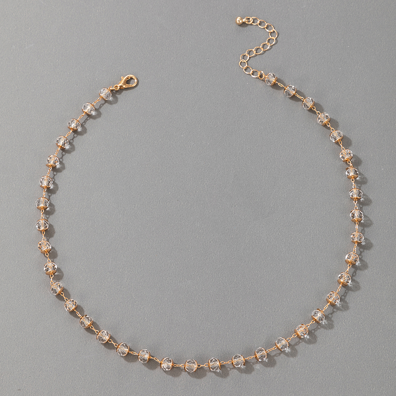 simple new golden beaded necklace wholesalepicture4