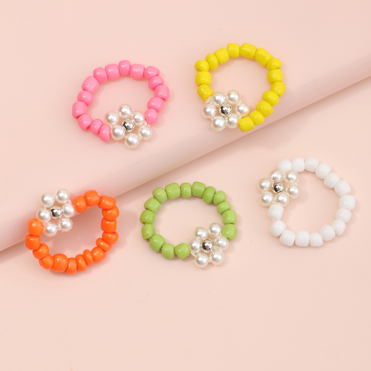 Nihaojewelry wholesale jewelry simple round beads color childrenu0027s ring