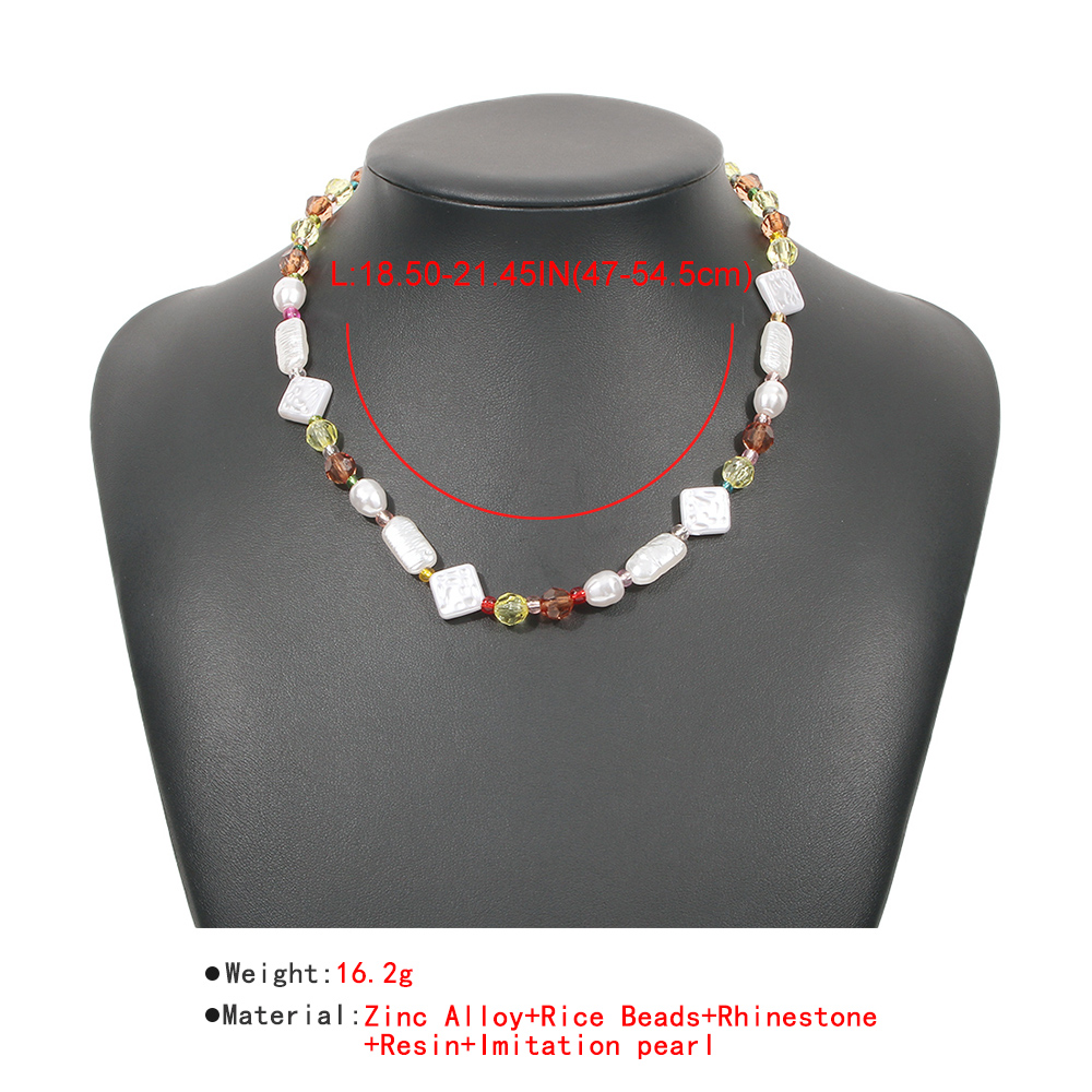 Nihaojewelry Grohandel Schmuck Bhmische Perlen Legierung spezielle geformte Perlenkette pearlpicture3