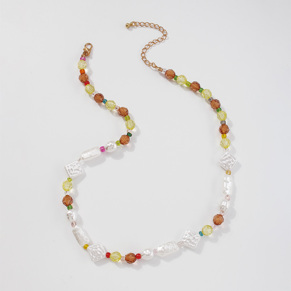 Nihaojewelry Grohandel Schmuck Bhmische Perlen Legierung spezielle geformte Perlenkette pearlpicture5