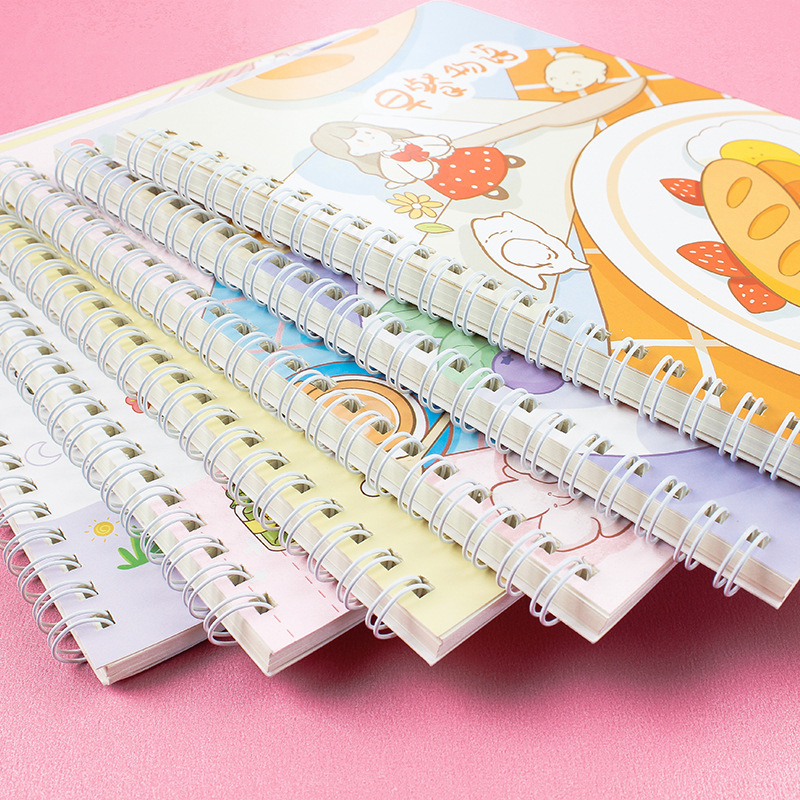 wholesale cartoon 120 pages thick horizontal line A5 coil notebook Nihaojewelry  NHWQ389804picture20