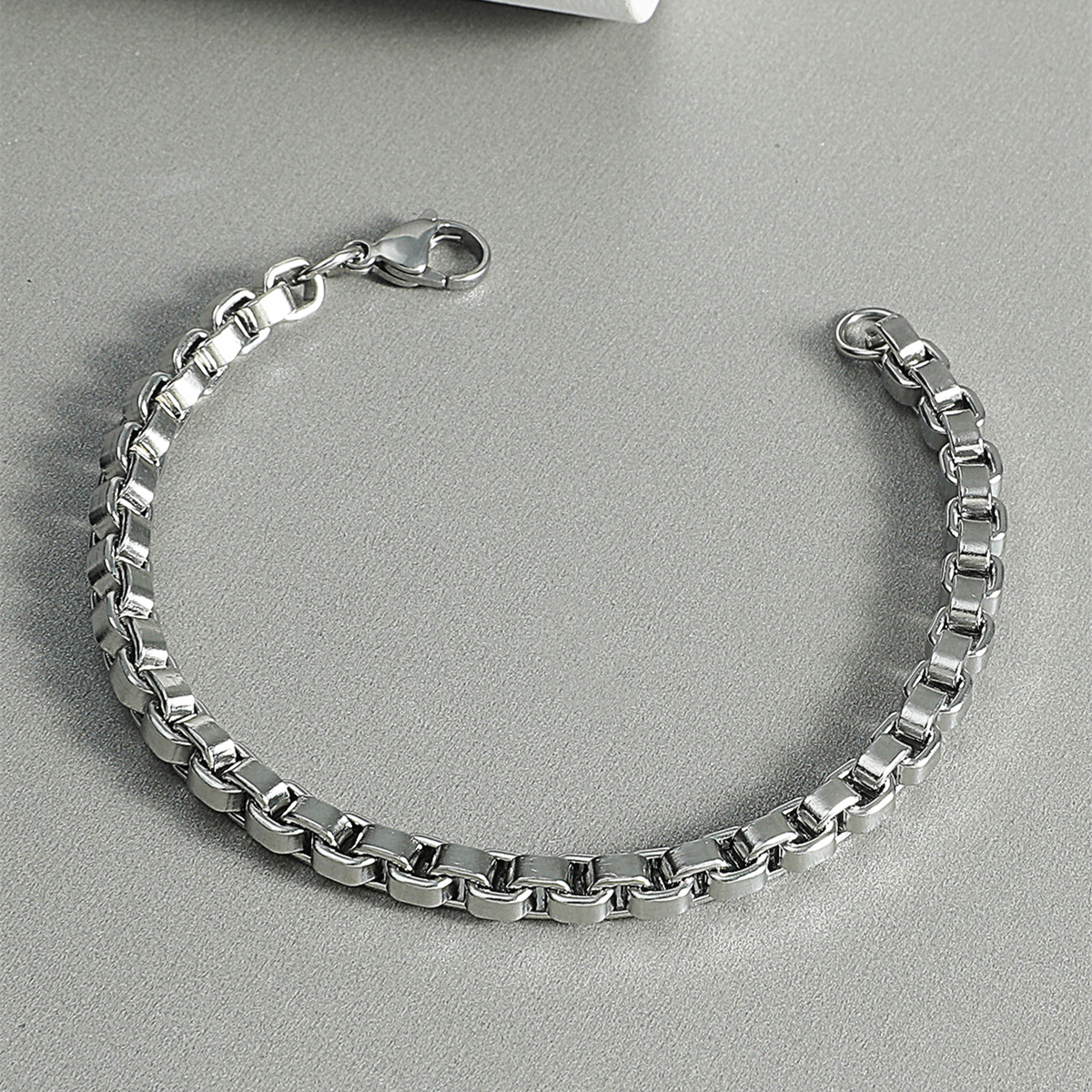 wholesale jewelry square splicing titanium steel bracelet Nihaojewelrypicture2