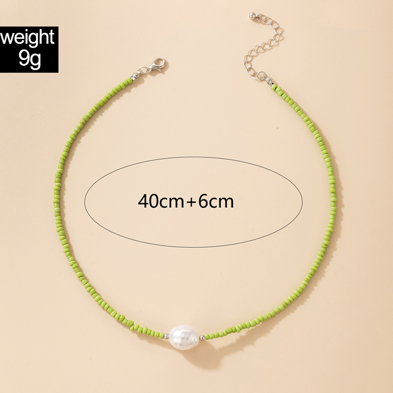 Bohemian Fashion Pearl Beads Necklace Wholesale Nihaojewelry