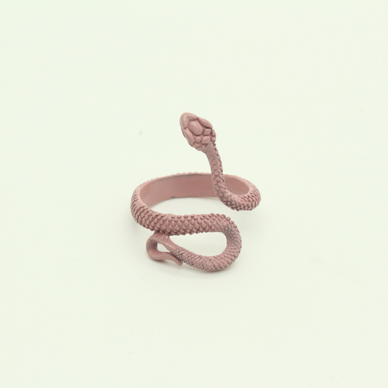 fashion color snake-shaped alloy ring wholesale Nihaojewelry