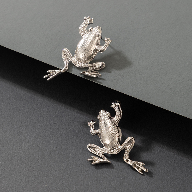 fashion realistic frog stud earrings wholesale Nihaojewelry