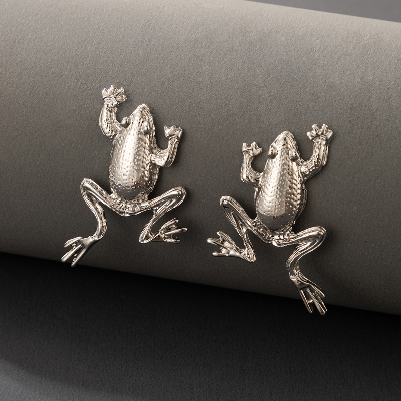 fashion realistic frog stud earrings wholesale Nihaojewelry