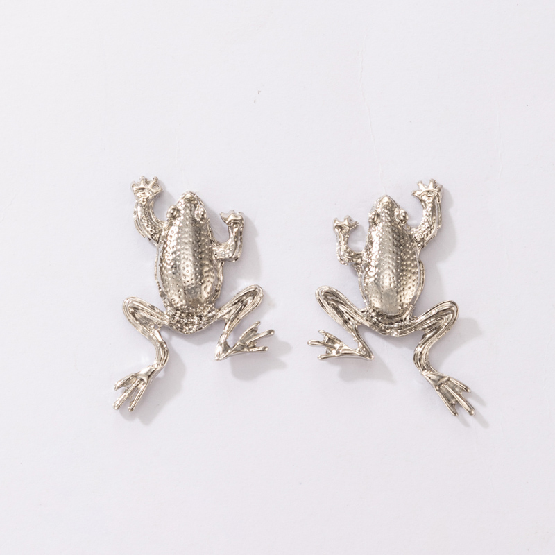 fashion realistic frog stud earrings wholesale Nihaojewelry