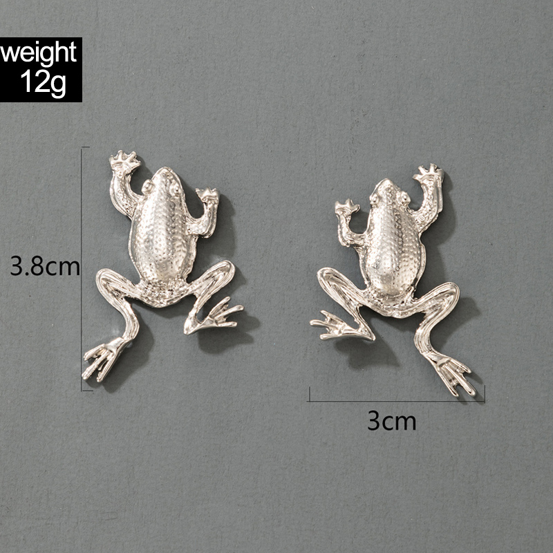 fashion realistic frog stud earrings wholesale Nihaojewelry