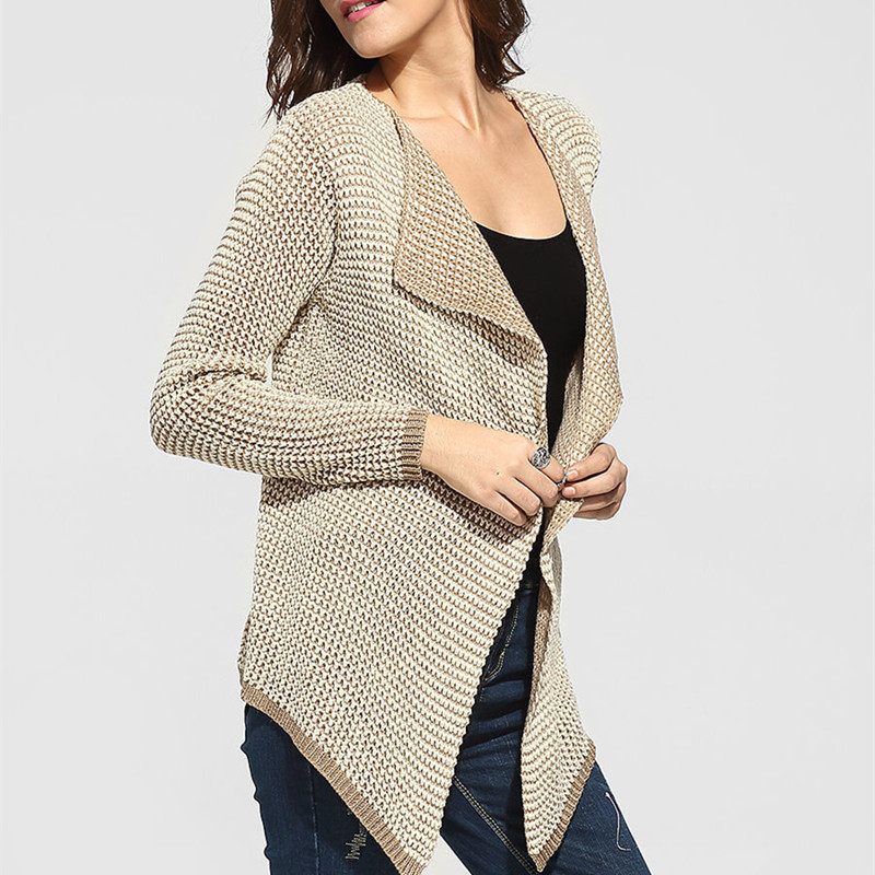 Vente en gros pull cardigan tricot  carreaux  rayures lches nihaojewelrypicture5