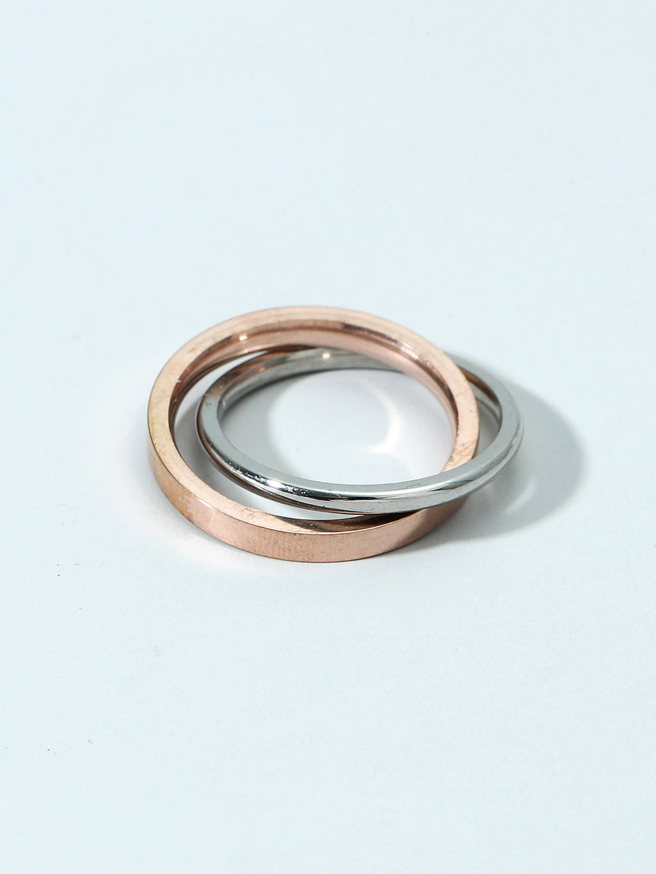 Vintage Smooth Titanium Steel Ring Wholesale Nihaojewelrypicture2