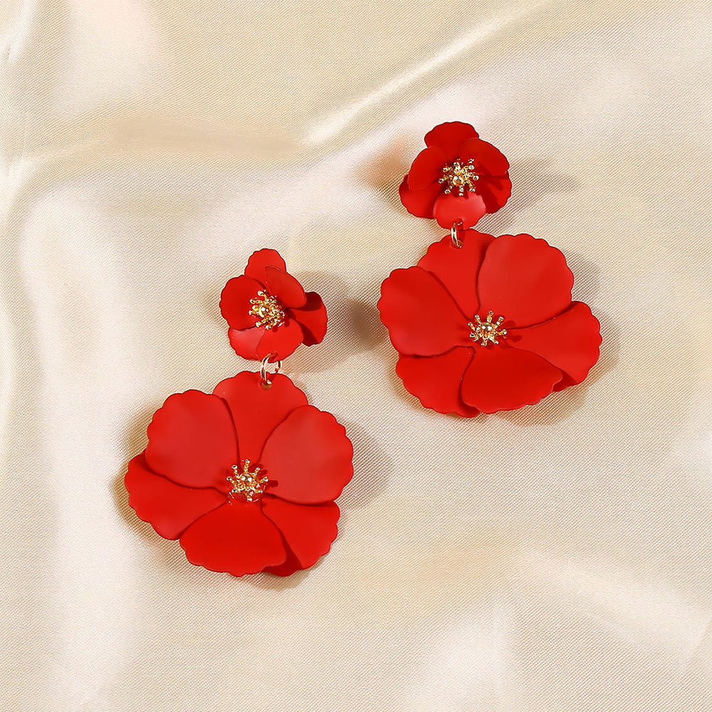 Creative Fashion Alloy Flower Earringspicture2
