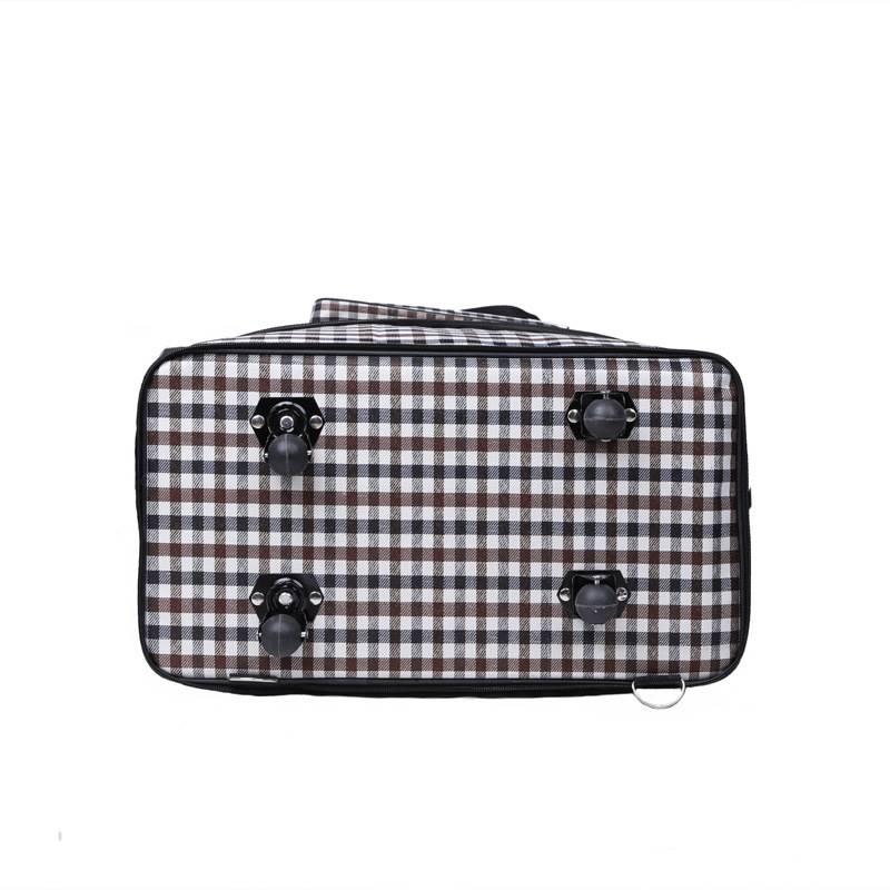 simple largecapacity luggage bag folding handheld universal wheel travel storage large bagpicture3