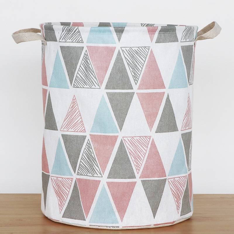 Household dirty clothes basket cotton linen cloth basket large waterproof collapsible laundry basket NHYSL600102picture4