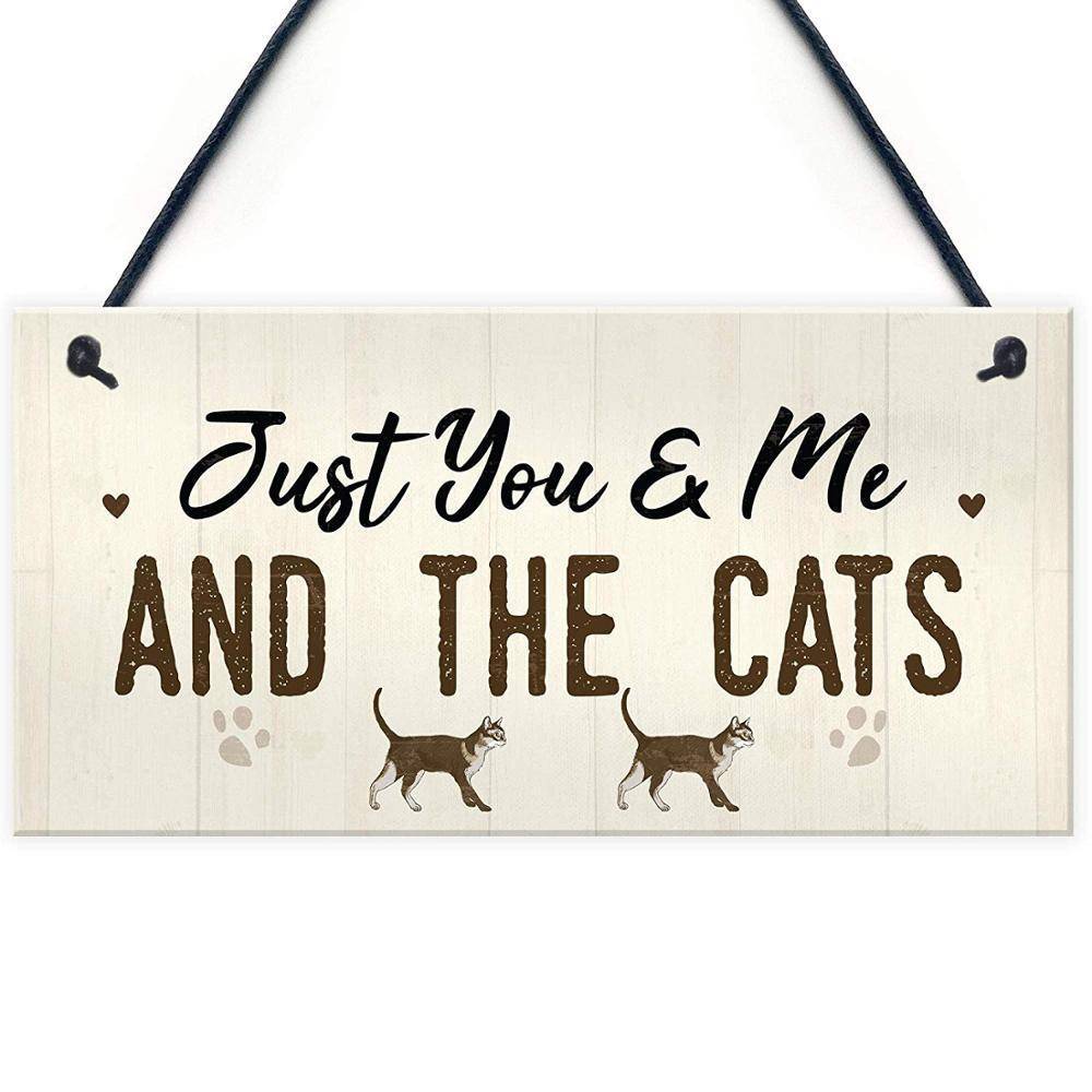 European and American wooden sign cat tag listing ornaments wood decorationpicture6