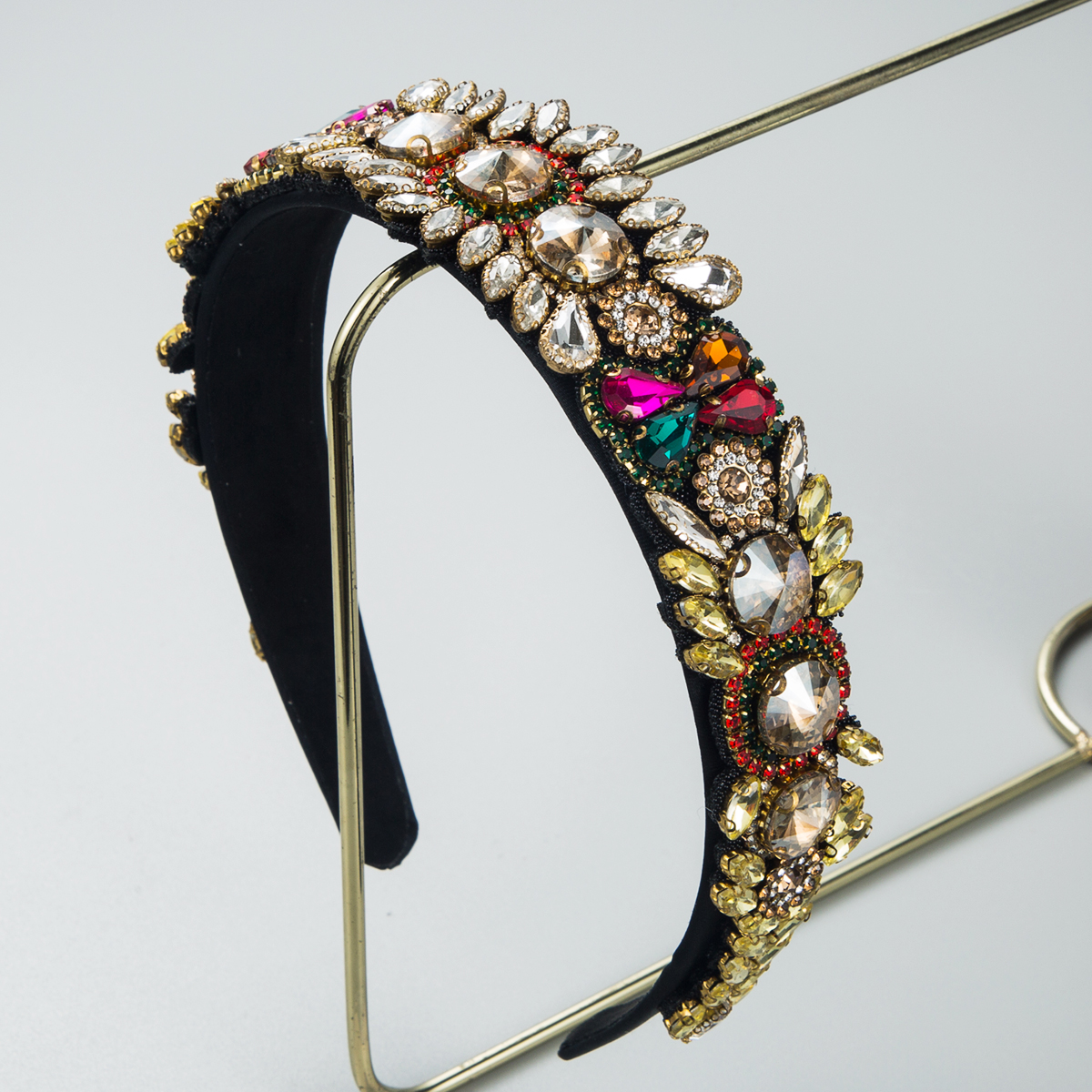 bohemia colorful Baroque Vintage Jeweled Headband hairbandpicture4