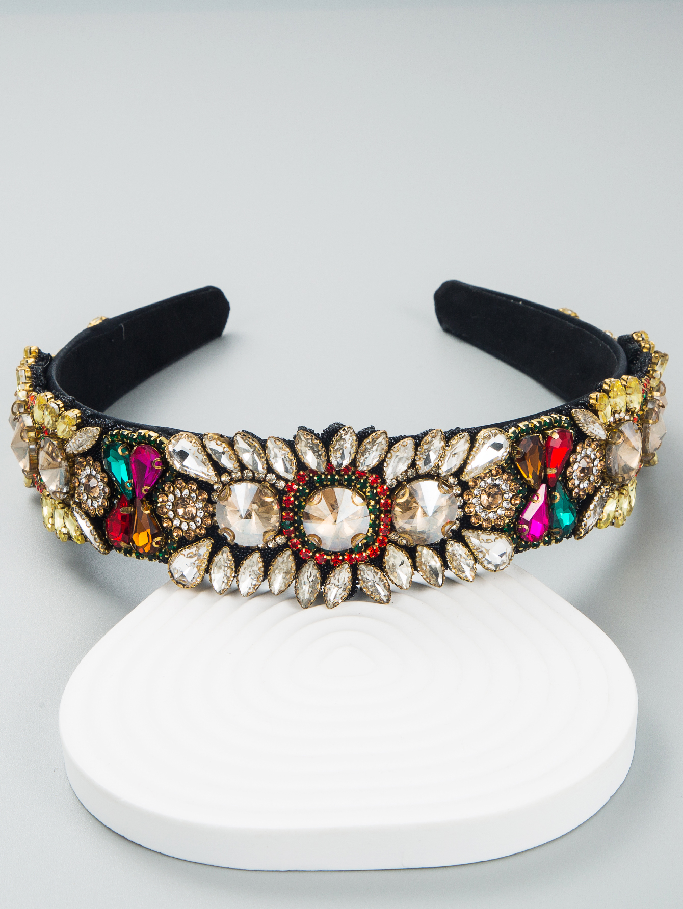 bohemia colorful Baroque Vintage Jeweled Headband hairbandpicture6